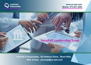 Public Accounting Firm in New Jersey , Contact Us - Yusufali Associates